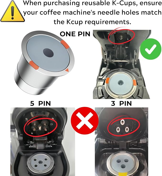 Reusable K Cups and Coffee Pods, Universal Stainless Steel K Cups - Image 7