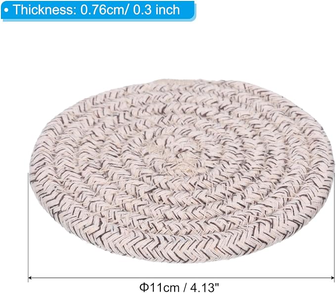 uxcell 8 Pcs Drink Coasters - Image 2
