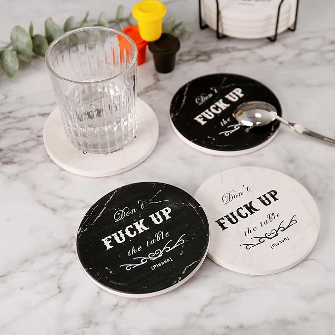 wonlex Ceramic Coasters Absorbent - Image 5