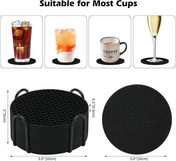 Silicone Coaster Set of 16 - Image 3