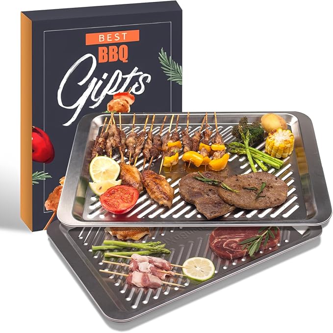 Grilling Prep and Serve Trays, Standard Marinating Container, Serving Platter by Unknown