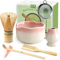 JBER Matcha Whisk Set, Handmade Whisk 100 Prongs, Sifter by JBER
