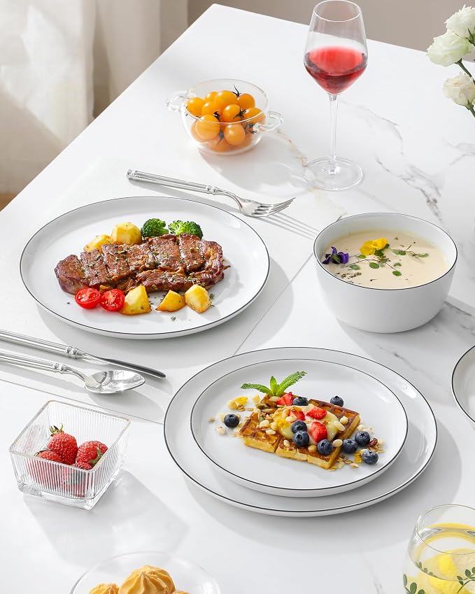 MALACASA 18-Piece Dinnerware Set - Image 8