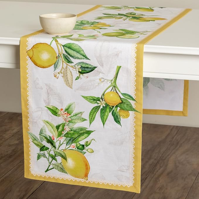Maison d' Hermine Table Runner 100% Cotton 14.50" x 72" | Table Runners 72 - Image 8