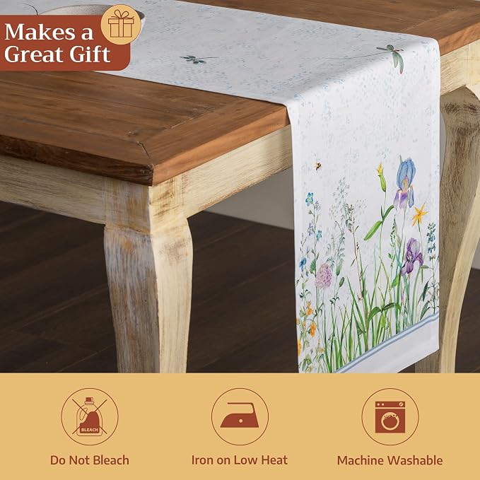 Maison d' Hermine Table Runner 100% Cotton 14.50" x 72" | Table Runners 72 - Image 5