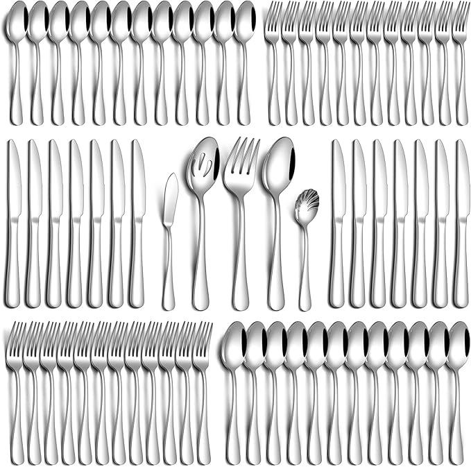 PHILIPALA 65 Piece Silverware Set by PHILIPALA