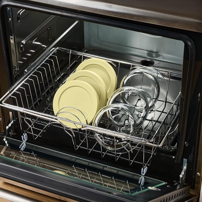 6-Piece Glass Food Storage Containers Set | 2-Cup, Leakproof | Microwave - Image 4