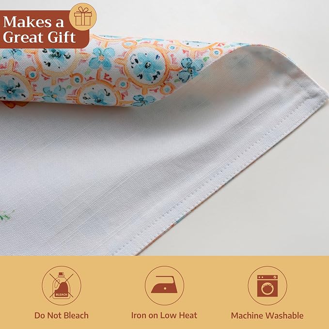 Maison d' Hermine Placemats Set of 4 Reusable 100% Cotton | Cloth Place Mats - Image 5