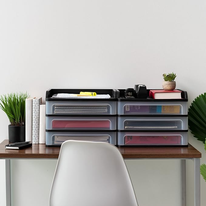 IRIS USA 3-Drawer Medium Desktop Organizer - Image 6