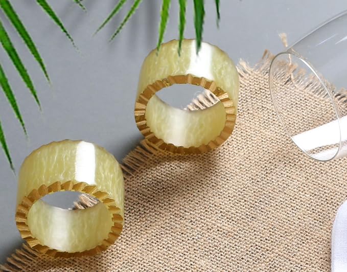 Epoxy Resin Napkin Rings Set of 12 - Image 6