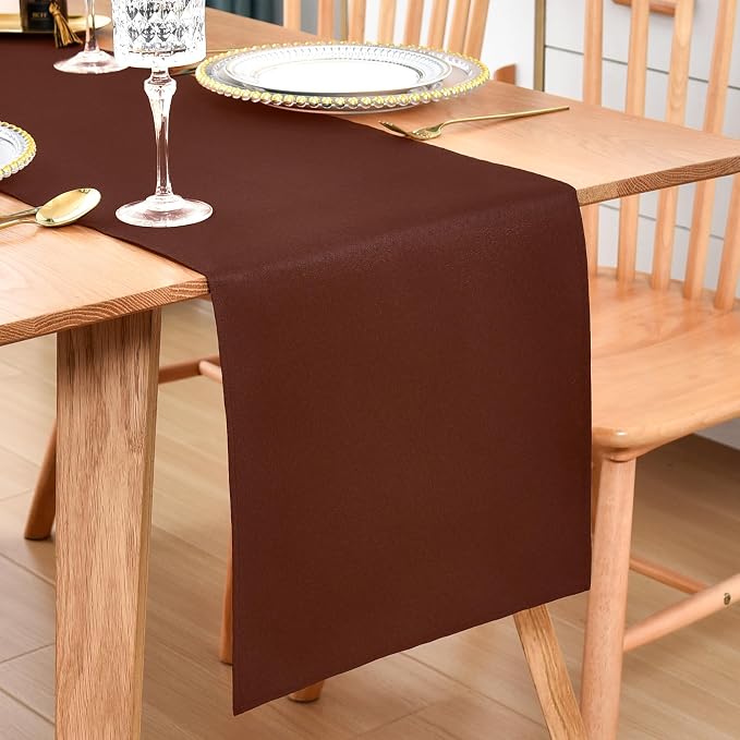 Farmhouse Chocolate Table Runner Dining Table Runners 60 Inches Long Coffee by Wolkemer