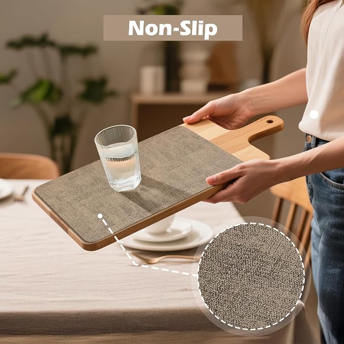 Aofmee Faux Leather Placemats Set of 6 - Image 5