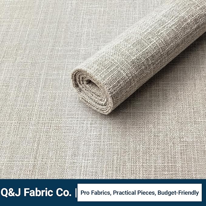 Q&J Fabric Co. Linen-Textured Table Runner 1 Pack 13x84 Inch Beige | Polyester - Image 8