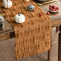Artoid Mode Caramel Soft Faux Fur Pumpkins Fall Table Runner 13x48 Inch | by ArtoidMode