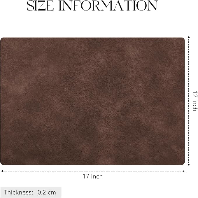 MOSAYT Vinyl Placemats Set of 4-12 X 17 Inch - Image 7