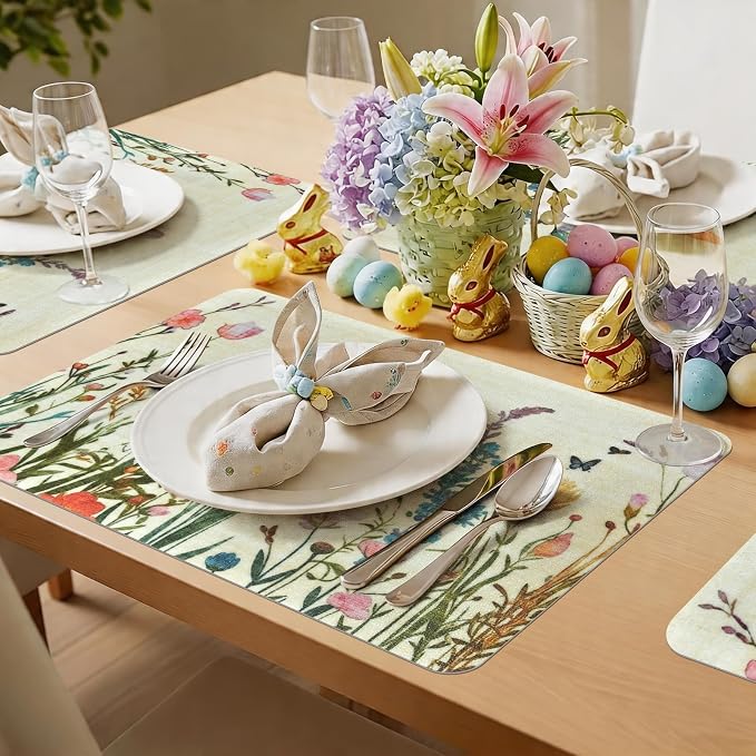 Vinyl Placemats Set of 6-12x17 Inch - Image 3
