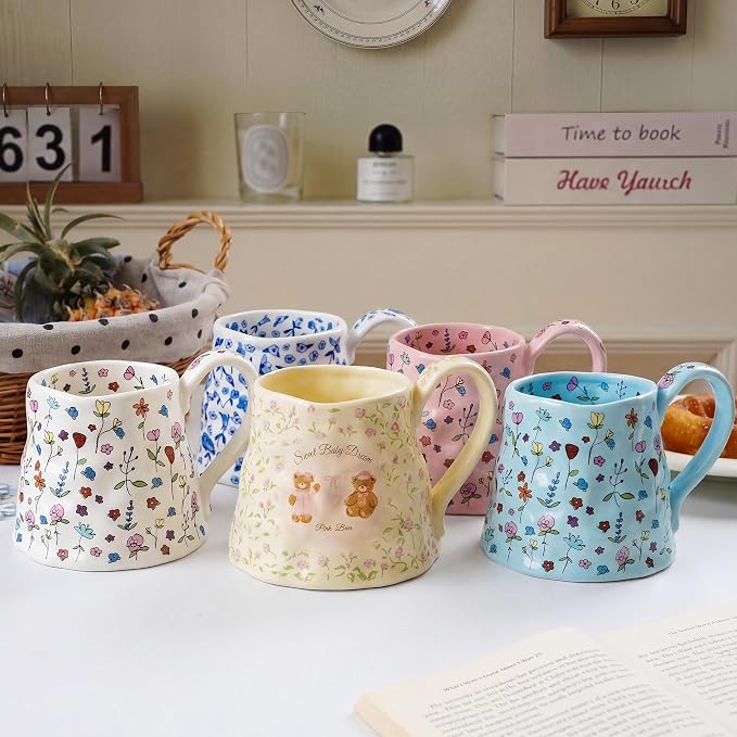 Cute Large Ceramic Coffee Mug Teddy Bear - Image 4
