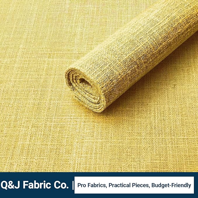 Q&J Fabric Co. Linen-Textured Table Runner 1 Pack 13x36 Inch Gold | Polyester - Image 8