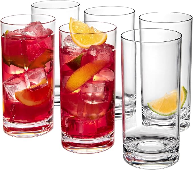 Amazing Abby - Probity - 16-Ounce Plastic Tumblers, Drinking Glasses, Reusable by AmazingAbby