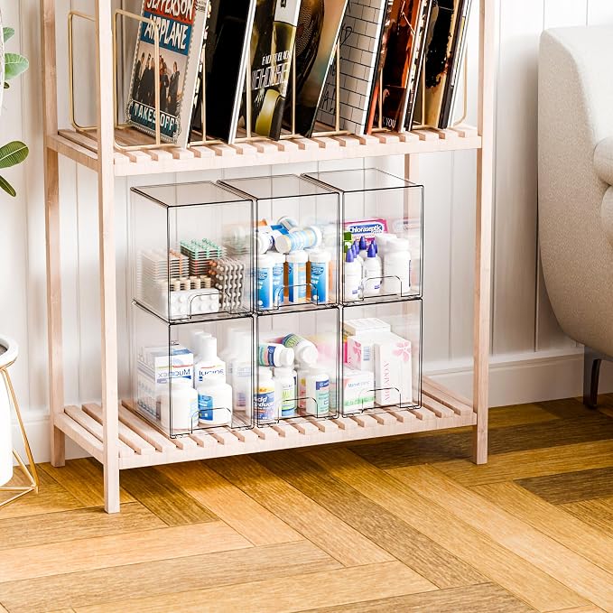 7.6" H Baby Bottle Organizer for Cabinet, 4 Pack BPA FREE Bottle Storage - Image 9