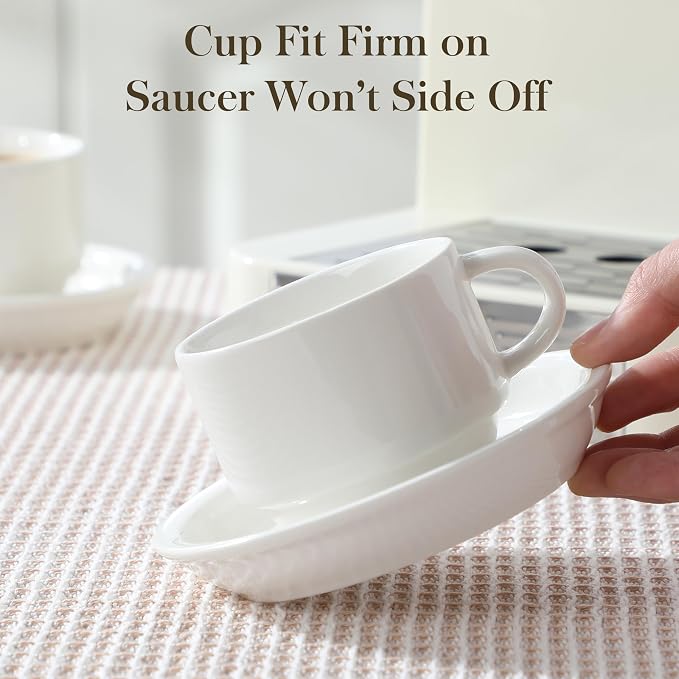 MALACASA 4 OZ Porcelain Espresso Cups - Image 6