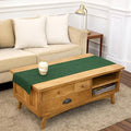 Solino Home 100% Pure Linen Table Runner Green Woven, Athena 14 x 48 in | Table by SolinoHome