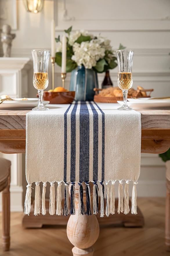 Boho Table Runner for Modern Farmhouse Decor, Dining Table décor 13 x 60 Inch - Image 2