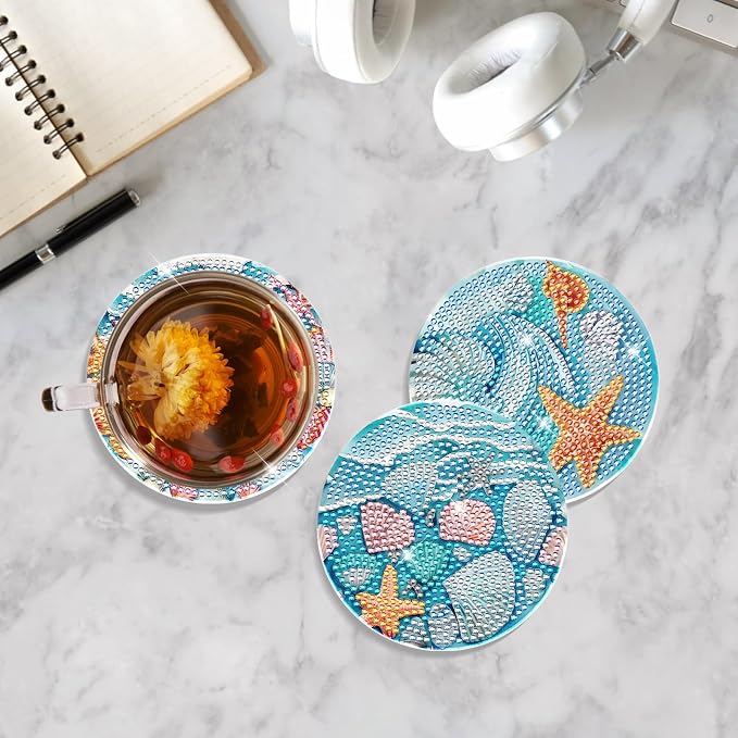 Ocean Diamond Painting Coasters - Image 7