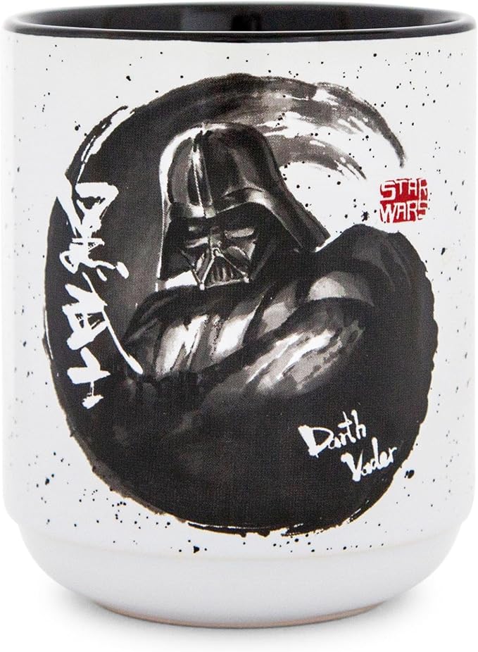 Silver Buffalo Star Wars Darth Vader Asian-Style Ceramic Tea Cup | Traditional by SilverBuffalo
