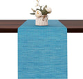 Table Runner 55 Inches Long, Vinyl Woven Heatproof Table Runners | Washable by Banchif