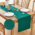 YATOJUZI Green Table Runner Winter Kitchen Dining Coffee Table Decorations by YATOJUZI