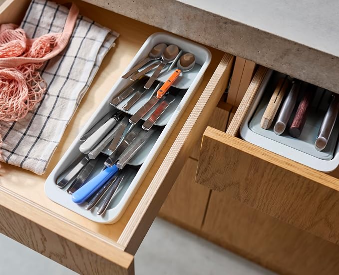 Joseph Joseph DrawerStore Compact Tiered Flatware Cutlery Kitchen Drawer - Image 3