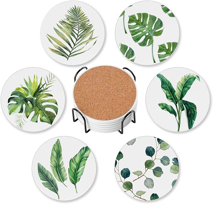 Coasters for Drinks Absorbent by TXIANT