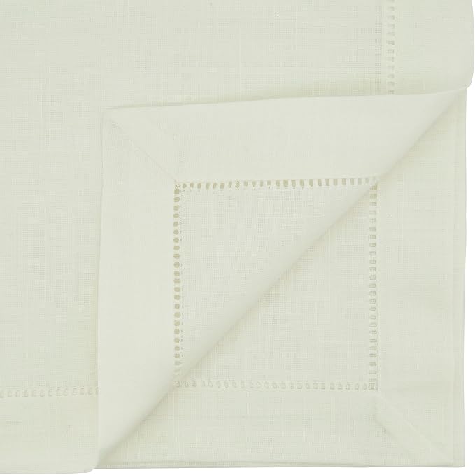 SARO LIFESTYLE Hemstitched Border Tablecloth - Image 2