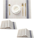 Leetaltree Khaki-Blue Placemats, Heat Resistant Non-Slip Place mats by Leetaltree-ArtatEveryTable