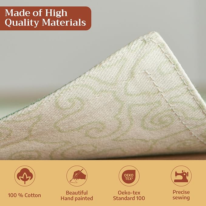 Maison d' Hermine Placemats Set of 2 Reusable 100% Cotton | Cloth Place Mats - Image 3