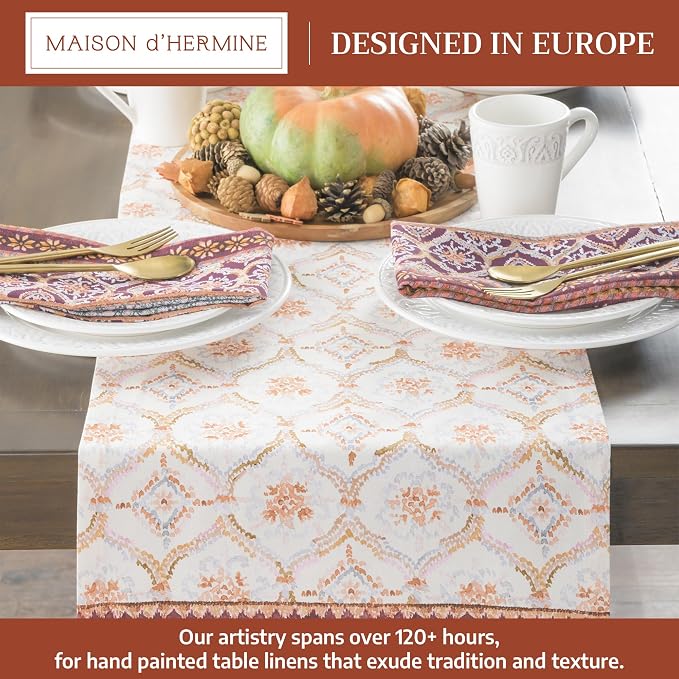 Maison d' Hermine Table Runner 100% Cotton 14.50" x 36" | Table Runners 36 - Image 2