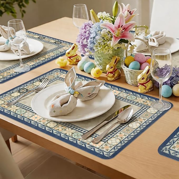 Vinyl Placemats Set of 8-12x17 Inch - Image 3