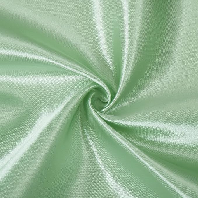 Sage Green Satin Table Runner, 12x108 Inches, 4 Pack | Premium Satin, Smooth - Image 7