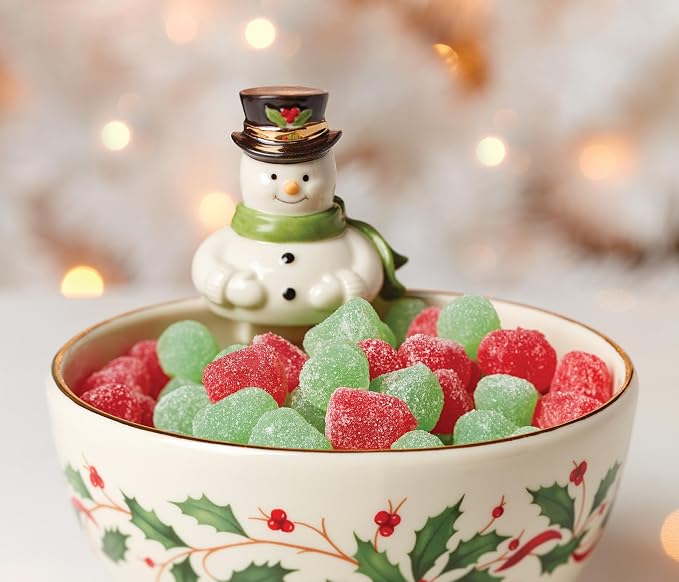Lenox Holiday Snowman Christmas Candy Bowl | porcelain, dishwasher safe | 5.25 - Image 4