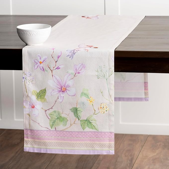 Maison d' Hermine Table Runner 100% Cotton 14.50" x 72" | Table Runners 72 - Image 9
