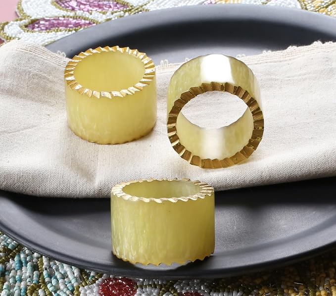 Epoxy Resin Napkin Rings Set of 12 - Image 5