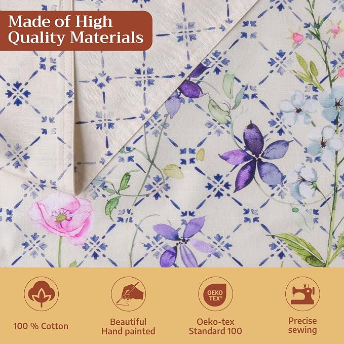 Maison d' Hermine Table Runner 100% Cotton 14.50" x 72" | Table Runners 72 - Image 3
