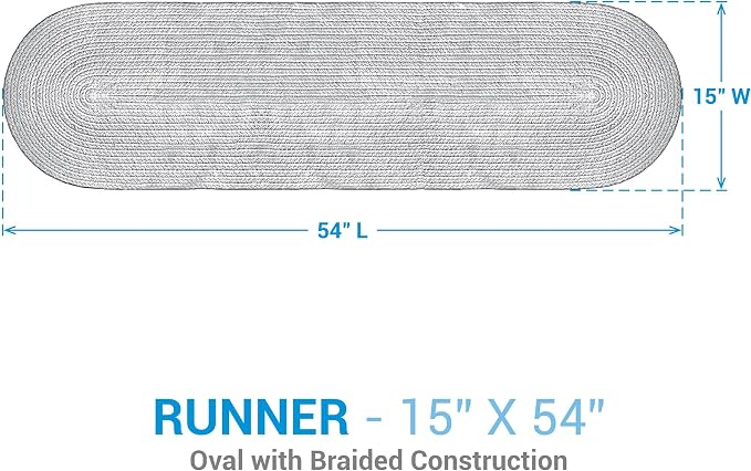Park Designs Spice Bin Table Runner 15" x 54", Ginger Braided | Cotton | - Image 4