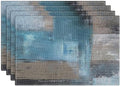 Emvency Farmhouse Placemats Set of 4, 12x18 Inch by Emvency