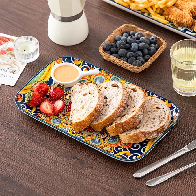 vancasso Serving Platters Set of 3, Microwave & Dishwasher Safe - Image 5