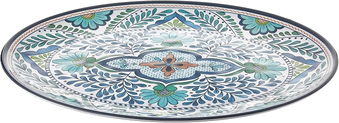 Certified International Talavera Melamine 18" x 13.5" Oval Platter - Image 2