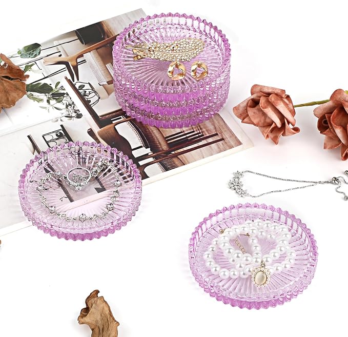 Modern Clear Coaster Set of 5- Glass Coasters - Image 6
