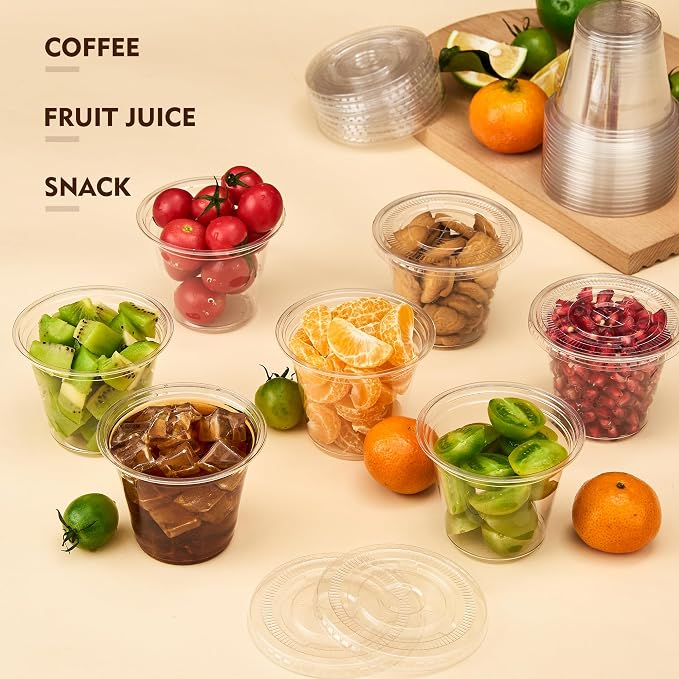 YEEHAW 9 oz 100 Pack Clear Plastic Cups - Image 7