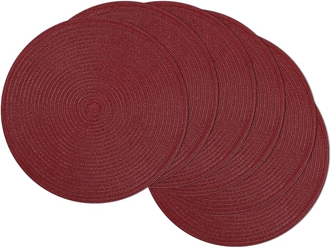 SHACOS Round Placemats Set of 6 by SHACOS